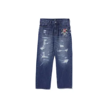 Ed Hardy X XLARGE Jeans Unisex Blue