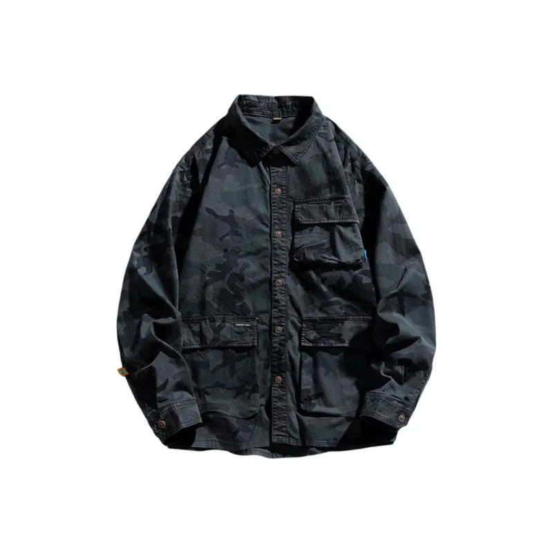 Yalu Jackets Coats Unisex Army Green-5