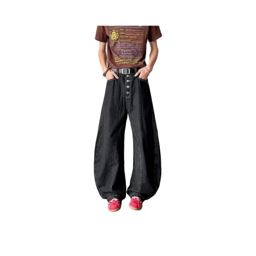 PANDA ADEVIL Jeans Unisex Black