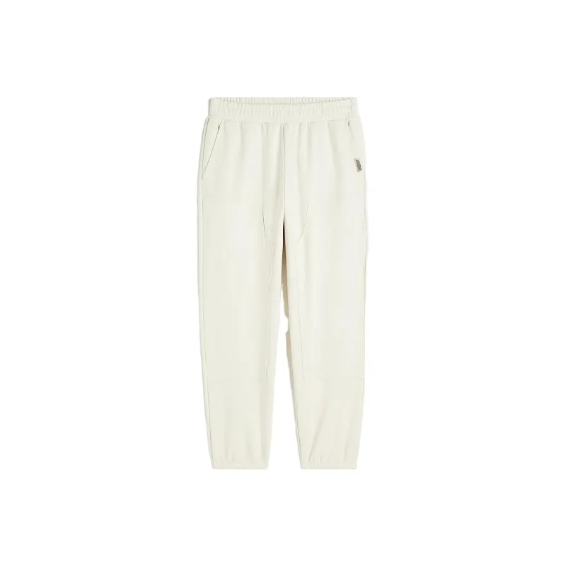 H&M Knitted Sports Pants Men's Cream-0