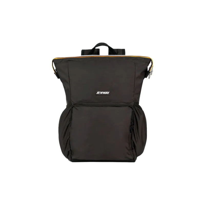 K WAY Polyamide Backpack Unisex Black-0