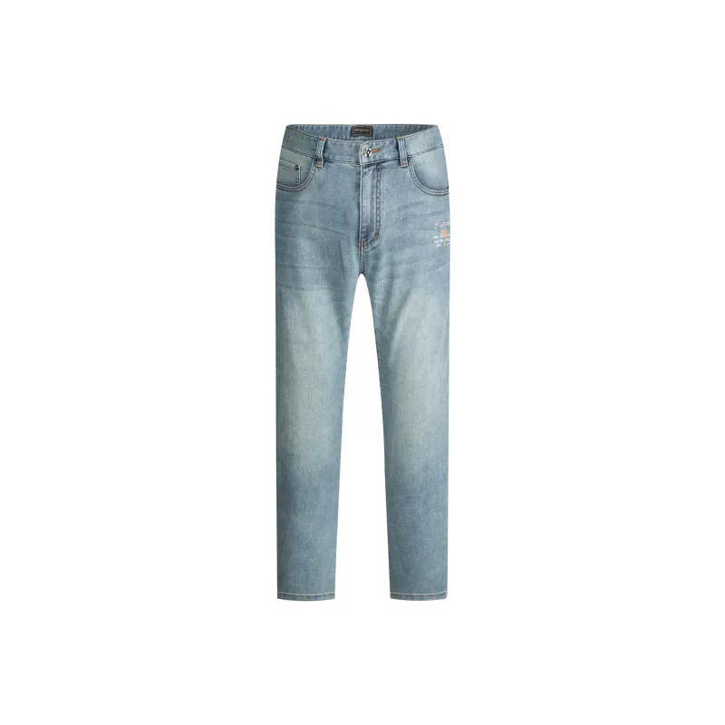 MANGANO St. Mark's Flying Lion Series Jeans Men Blue-0
