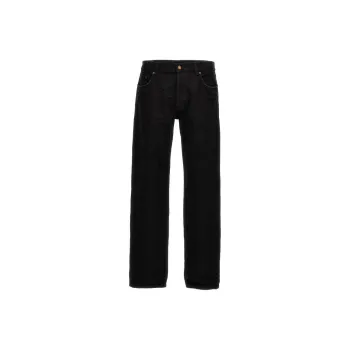 SAINT LAURENT Buttoned Straight Leg Jeans