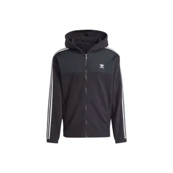 Adidas Originals Adicolor 3 Stripes Teddy Fleece Hoodie
