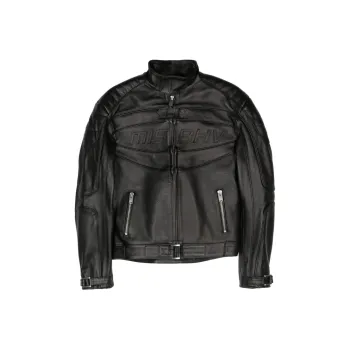 Misbhv SS24 Leather Jacket Men's Black