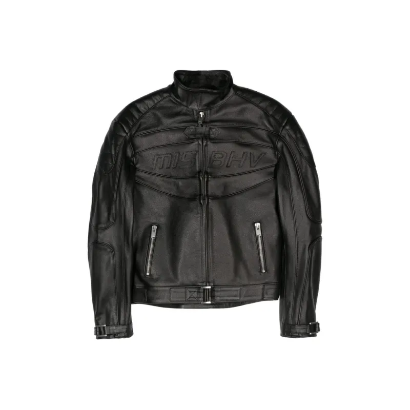 Misbhv SS24 Leather Jacket Men's Black-0