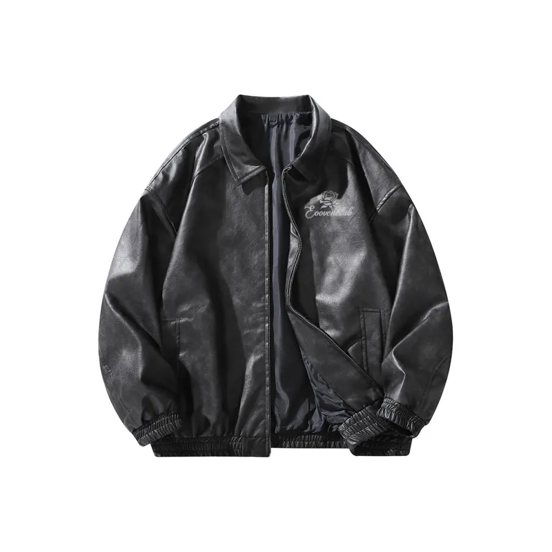 EOOVEN Leather Jackets Unisex-0