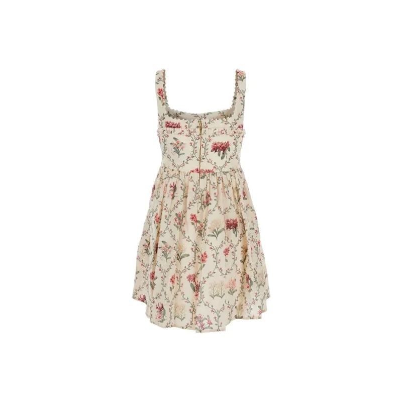 Agua Bendita Barbara Orquidea Mini Dress-1