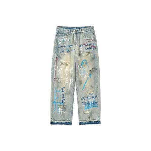 SANTASTIC Jeans Unisex Light Blue