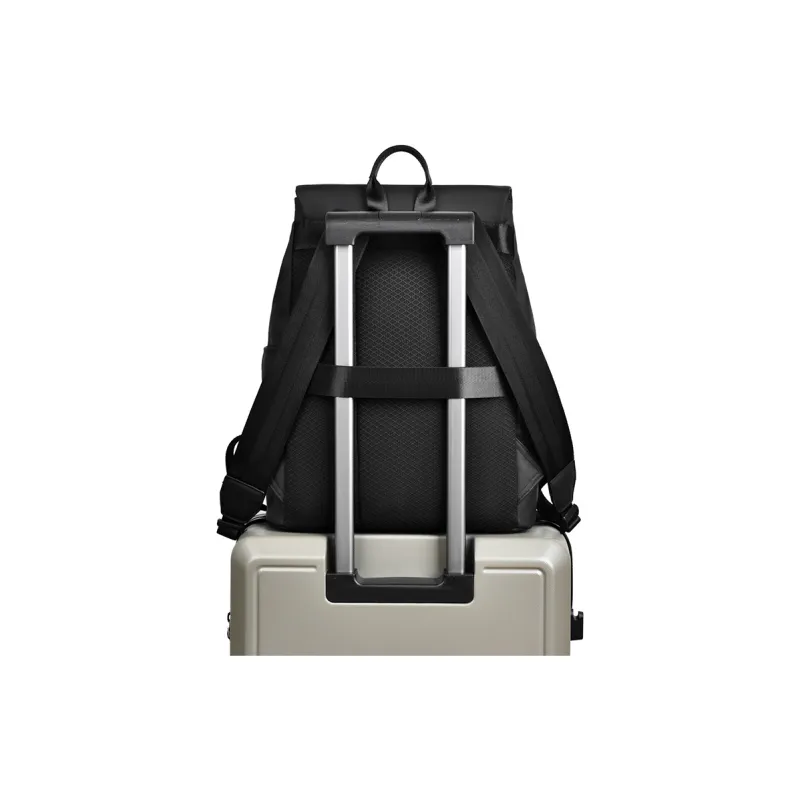 ROBINHOOD Oxford Backpack Men's Black/Gray/Green-5
