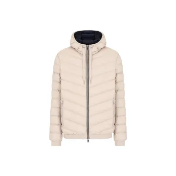 ARMANI EXCHANGEAE Down Jacket Men's Almond Milk White