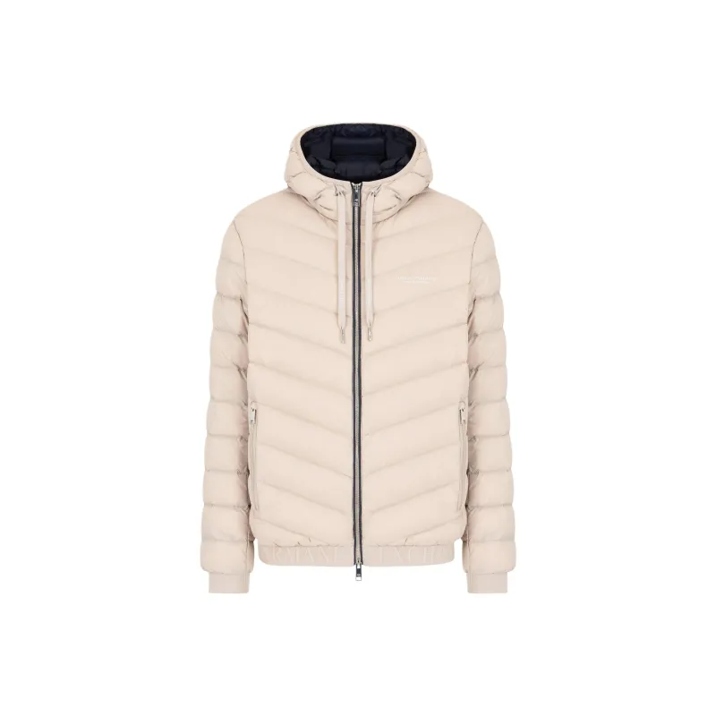 ARMANI EXCHANGEAE Down Jacket Men's Almond Milk White-0