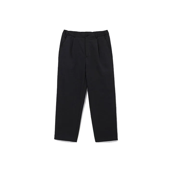 New Era Straight Casual Pants Men's Black-0