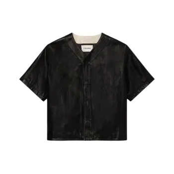 FRAME SS24 Leather Jacket Men's Black