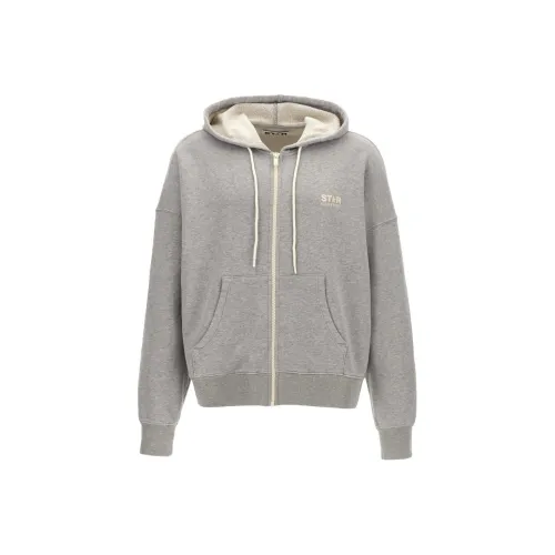 Golden Goose Michael Zip Up Drawstring Hoodie