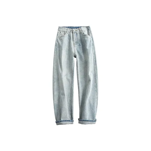 Devanro Jeans Men Light Blue