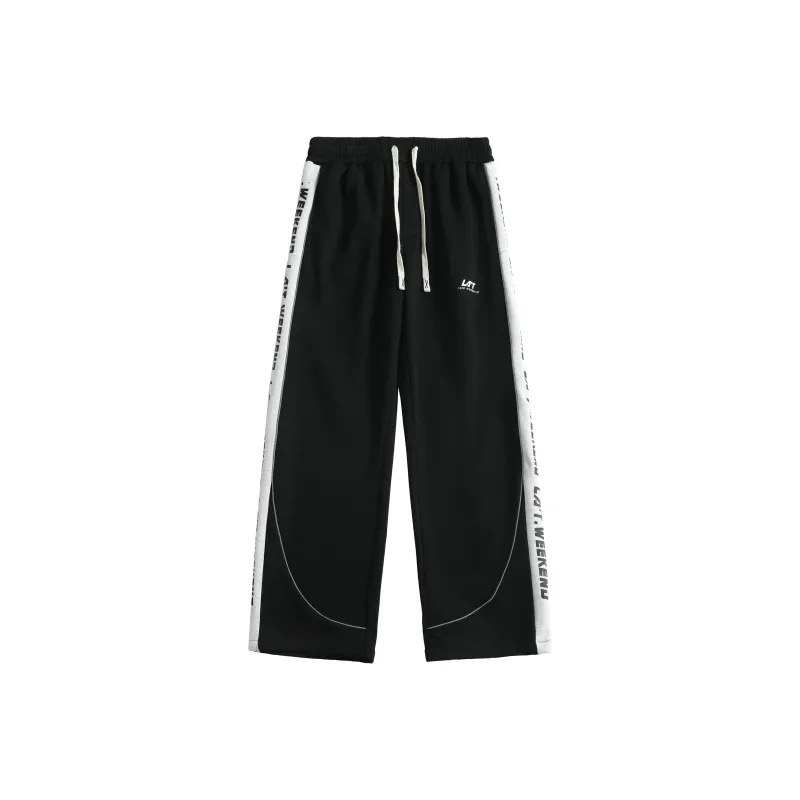LA'T.WEEKEND Knitted Sports Pants Unisex-9