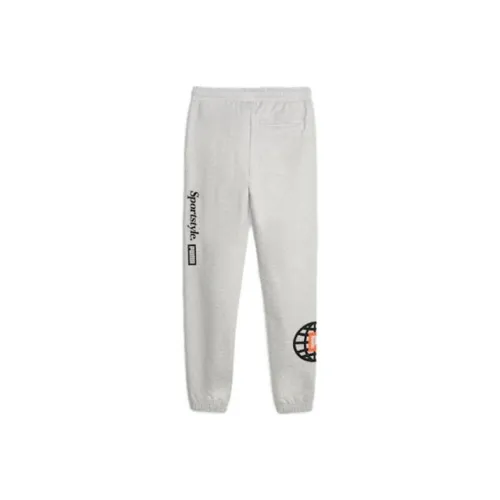 PUMA CLASSICS Knitted Sweatpants Men Gray