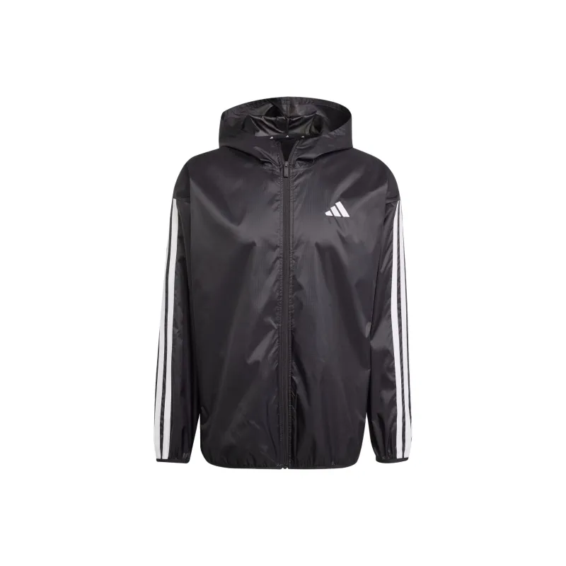 Adidas Essential3-Stripes Jackets Coats Men's Black/White-0