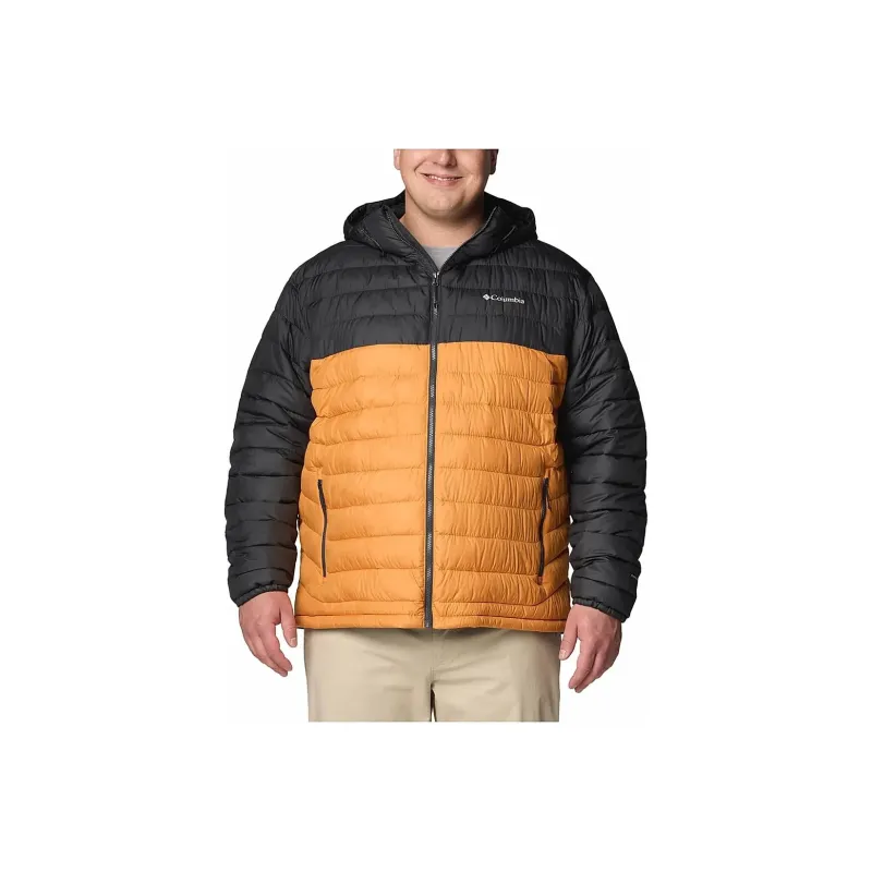 Columbia Powder Lite 2 Columbia Mens Yellow Hooded Jacket Jackets Coats Men's Sunstone-0