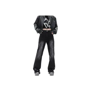 IJRJ Jeans Unisex Black