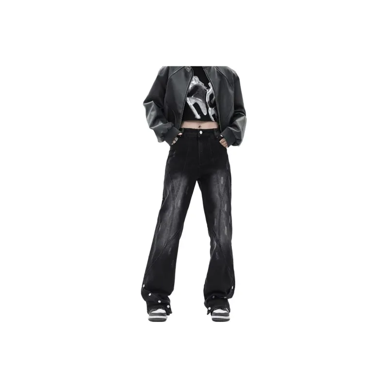 IJRJ Jeans Unisex Black-0