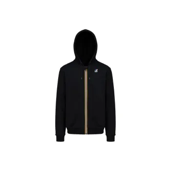K WAY Logo patch Drawstring Hoodie