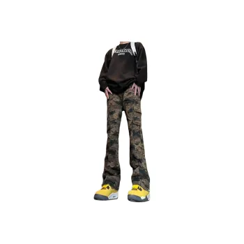 FONDLOOK Jeans Men Camouflage