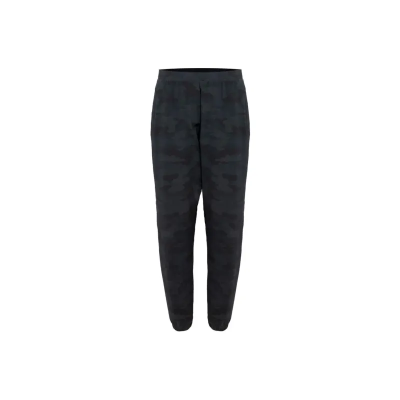 Lululemon Knitted Sweatpants Men Camouflage Black Mixed Color-0