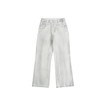 Ghost Mask Jeans Unisex Dirty White