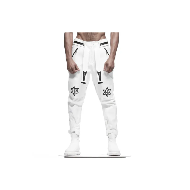 NORVINCY Outdoor Trendy Belt Casual Pants Unisex-2