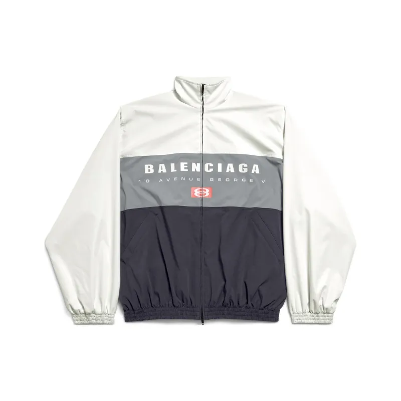 Balenciaga SS25 Jackets & Coats Regular Fit Men's Gray Black-0