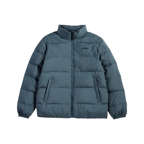 LiNing Fitness Series Down Jacket Men's Snail Dark Cyan