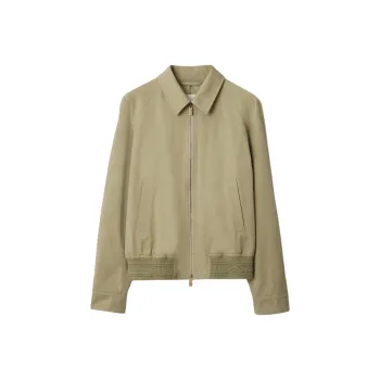 Burberry Long Sleeved Zip Up Jacket