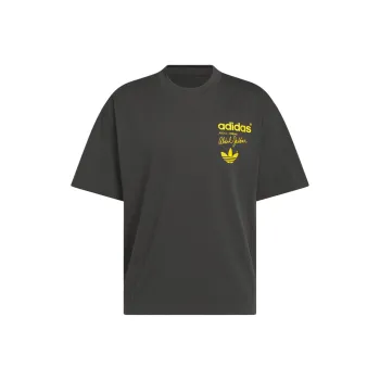 Adidas Originals SS25 KAREEM SKYHOOK T Shirt Unisex Carbon Black