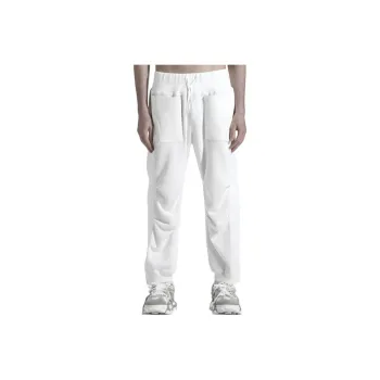 NORVINCY Breathable Elastic Waistband Solid Color Hip-Hop Casual Pants Unisex