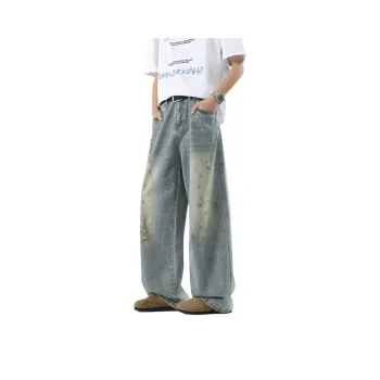 ADOONGA Jeans Unisex Light Blue
