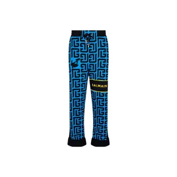 BALMAIN X Pokemon Monogram print Cotton Track Pants