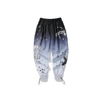 SANSYAS Casual Pants Unisex Gradient Blue