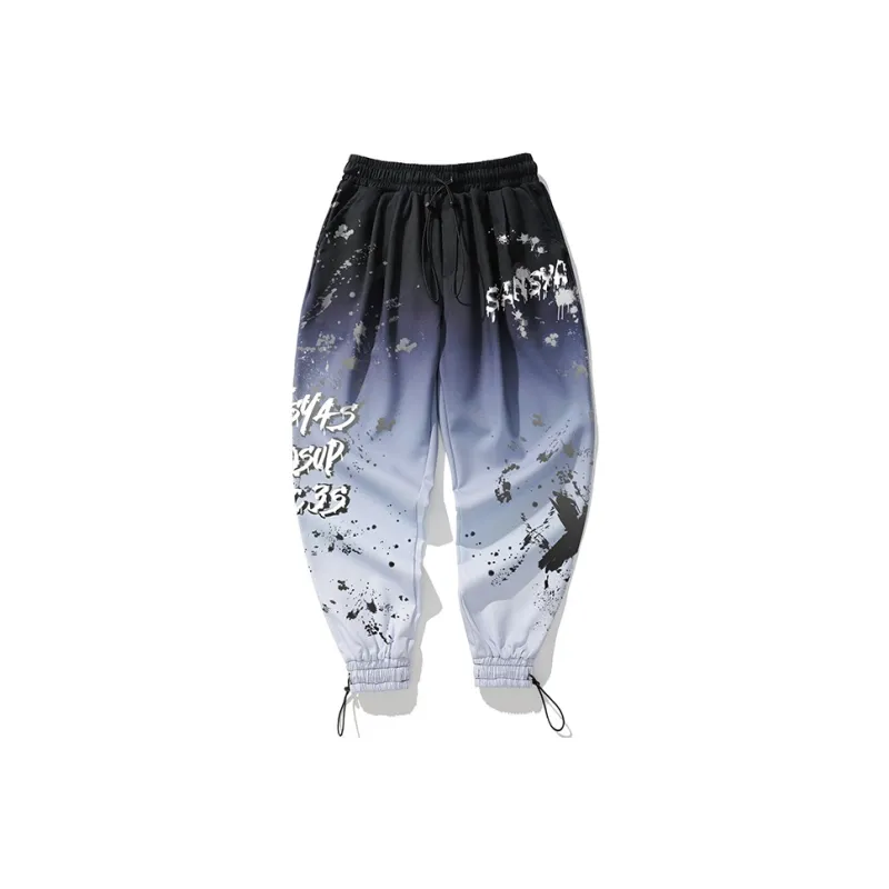 SANSYAS Casual Pants Unisex Gradient Blue-0