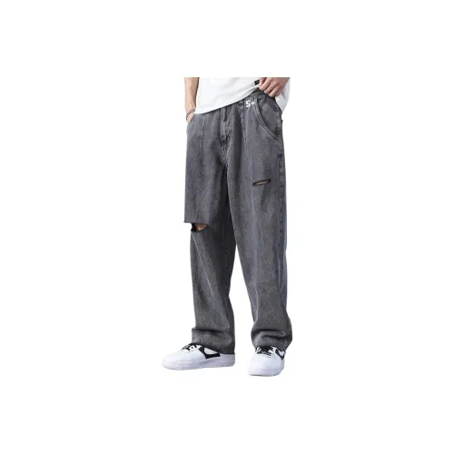 Tonlion Jeans Unisex Black Gray