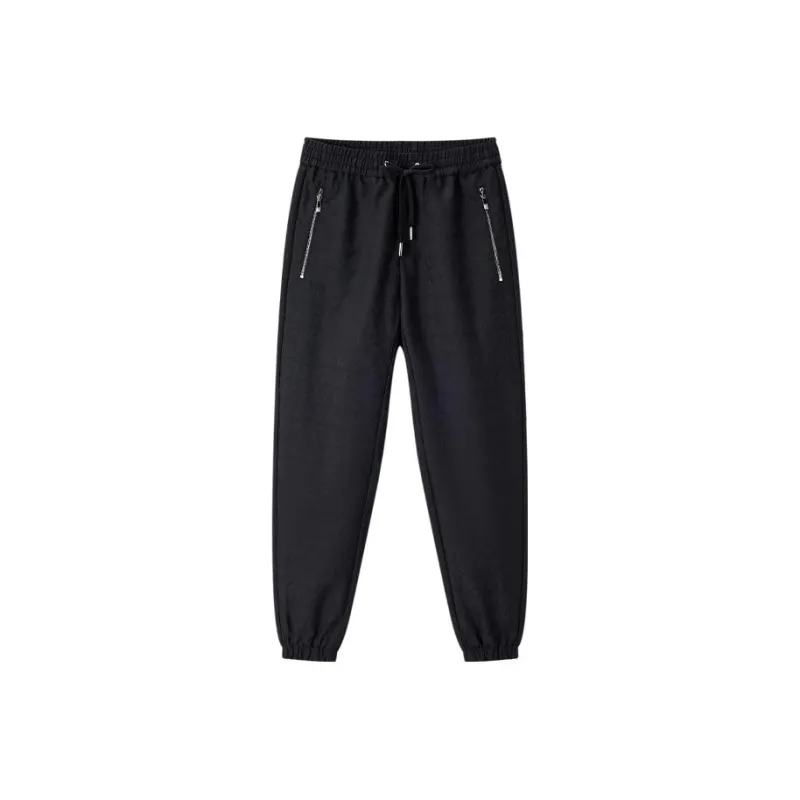 JOHN RICHMOND Knitted Sweatpants Men Black-0