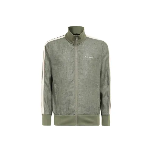 PALM ANGELS Logo Embroidered Zipped Track Jacket