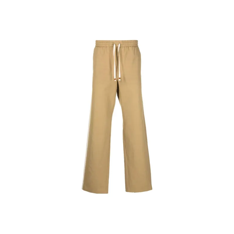GUCCI Logo print Straight leg Trousers-0