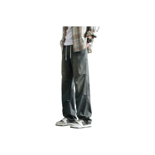 FASTFISH Jeans Unisex Blue Medium Blue
