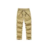 Cuffless Khaki