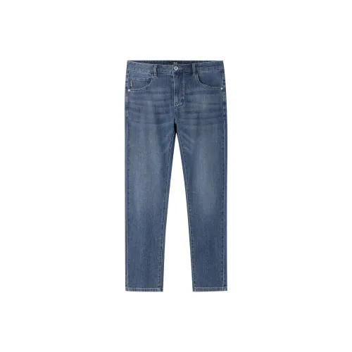 HLA Jeans Men Blue Gray Denim Gradient Medium 61