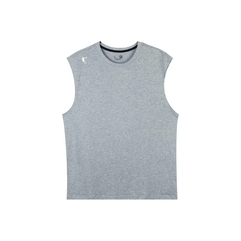 QIAODAN Tank Top Men's Gray Heather Gray-0