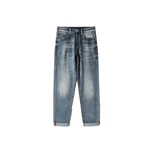 FAIRWHALE Jeans Unisex Denim Blue