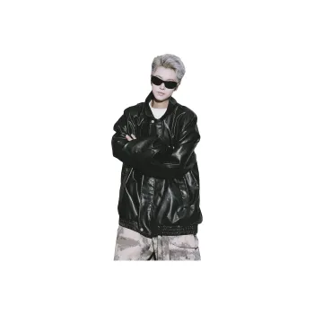 SWAMP AREA Leather Jacket Unisex